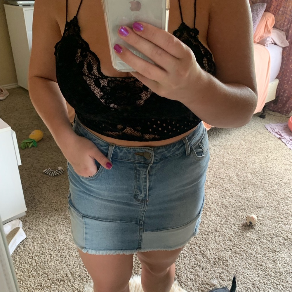 Denim skirt